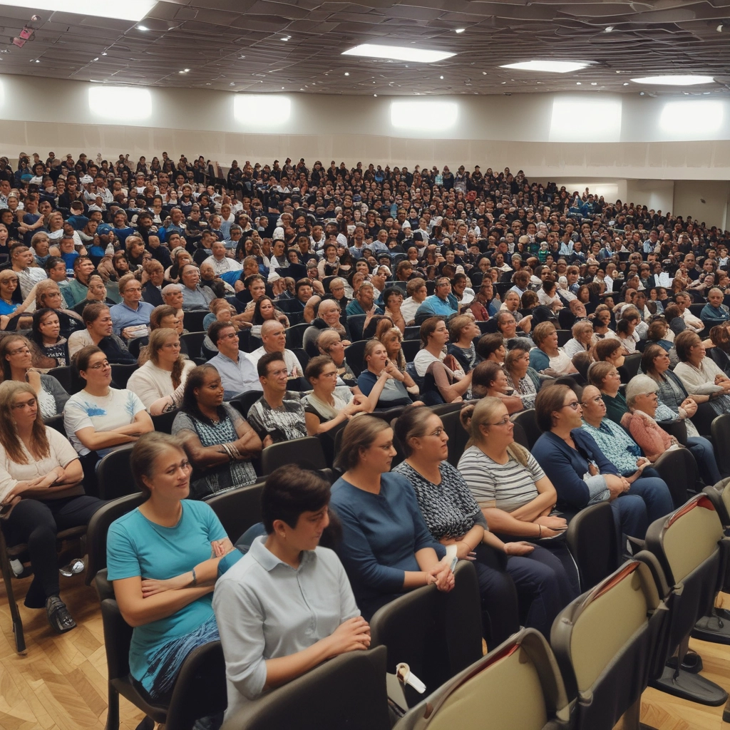 Imagem de IA auditorio